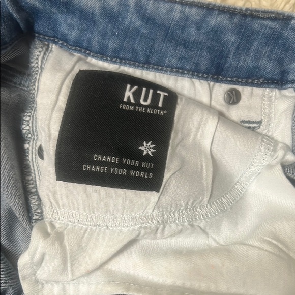 KUT from the Kloth Connie Light Wash Denim Jeans Women’s 6 - Picture 4 of 7